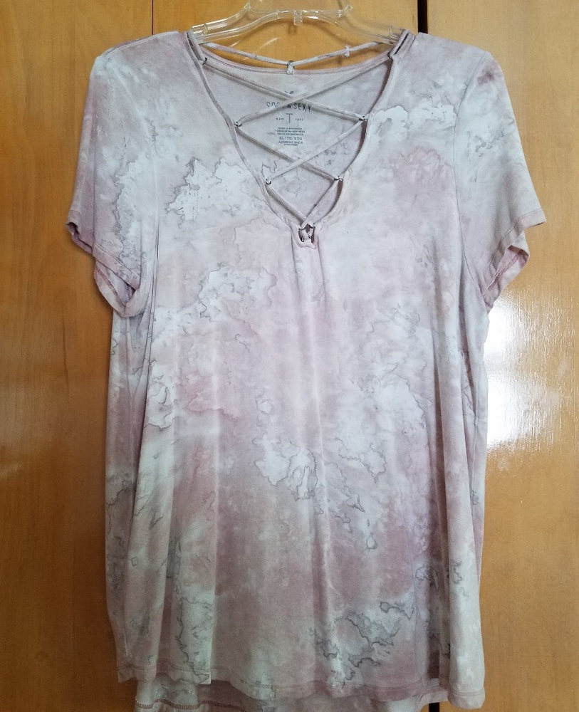 American Eagle Outfitters Cross-Neck T-Shirt